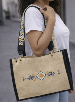 Sac cabas SYNA AWEL – Motifs amazighs